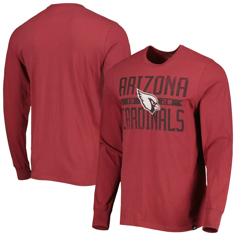 Arizona Cardinals '47 Brand Wide Out Franklin Long Sleeve T-Shirt Cardinal