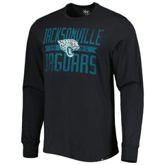 Jacksonville Jaguars '47 Brand Wide Out Franklin Long Sleeve T-Shirt Black