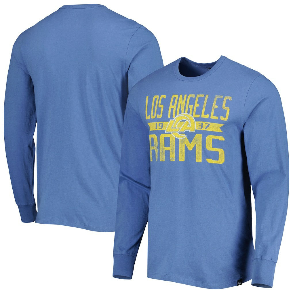 Los Angeles Rams '47 Brand Wide Out Franklin Long Sleeve T-Shirt Royal