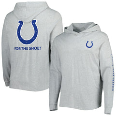 Indianapolis Colts Vineyard Vines Local Long Sleeve Hoodie T-Shirt Heathered Gray