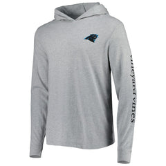 Carolina Panthers Vineyard Vines Local Long Sleeve Hoodie T-Shirt Heathered Gray