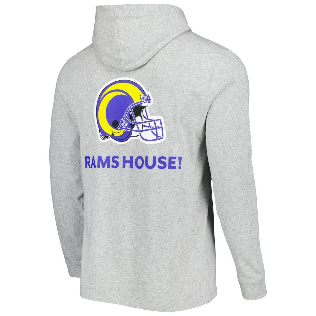 Los Angeles Rams Vineyard Vines Local Long Sleeve Hoodie T-Shirt Heathered Gray