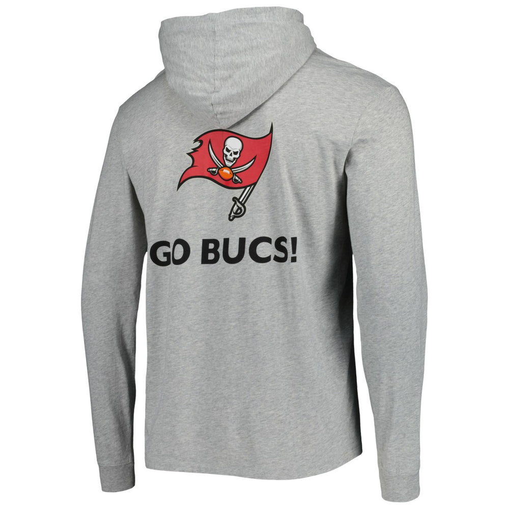 Tampa Bay Buccaneers Vineyard Vines Local Long Sleeve Hoodie T-Shirt Heathered Gray