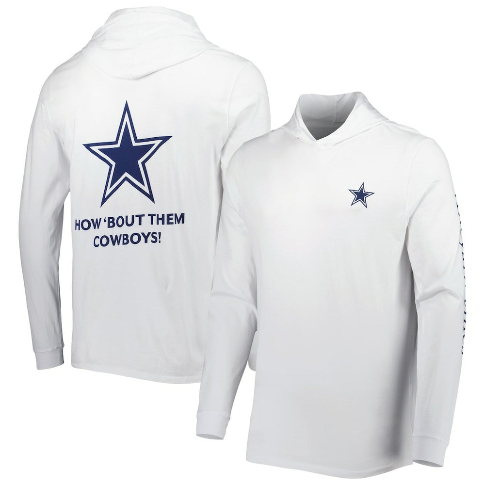 Dallas Cowboys Vineyard Vines Local Long Sleeve Hoodie T-Shirt White