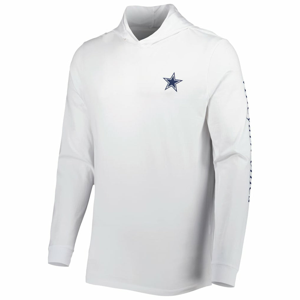 Dallas Cowboys Vineyard Vines Local Long Sleeve Hoodie T-Shirt White