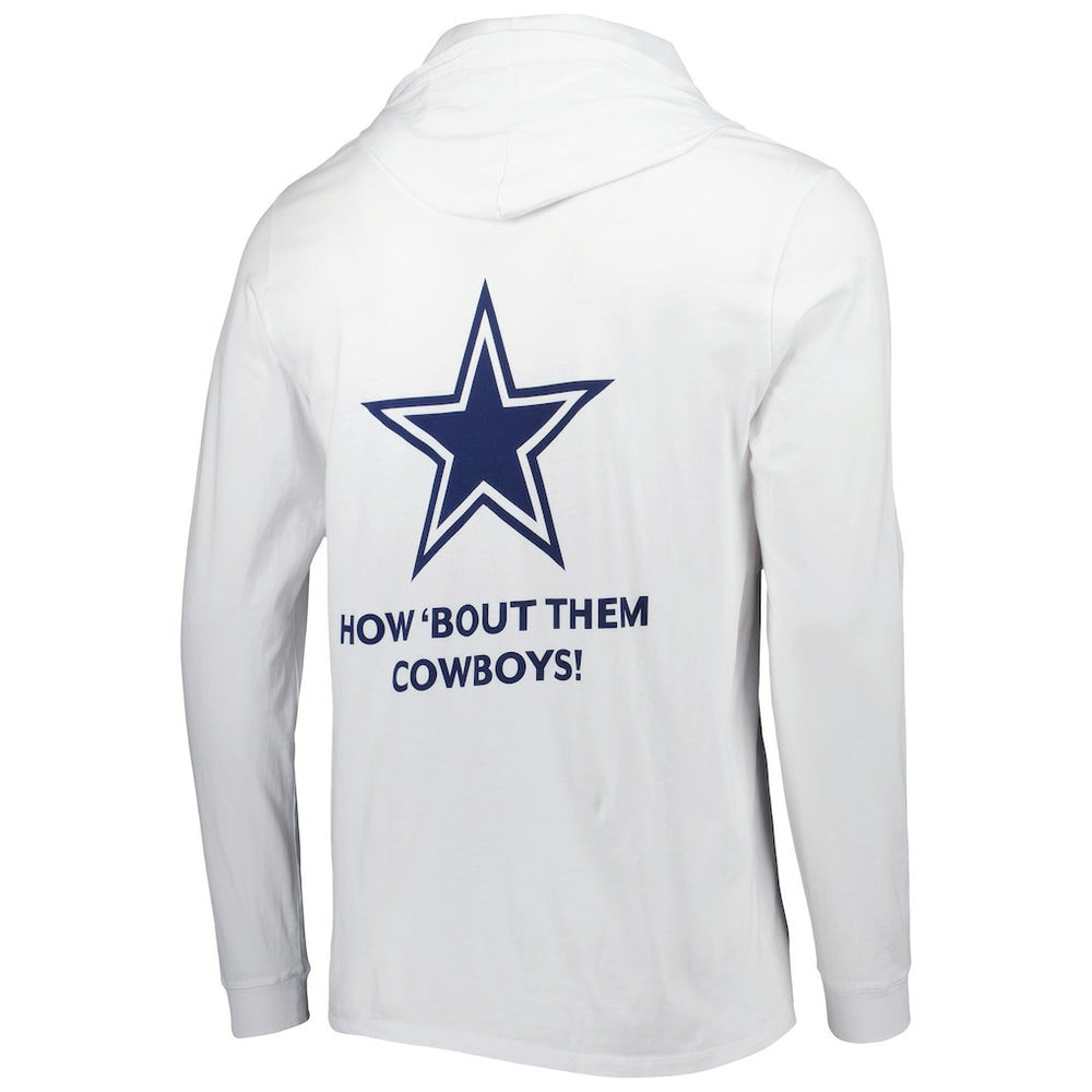 Dallas Cowboys Vineyard Vines Local Long Sleeve Hoodie T-Shirt White
