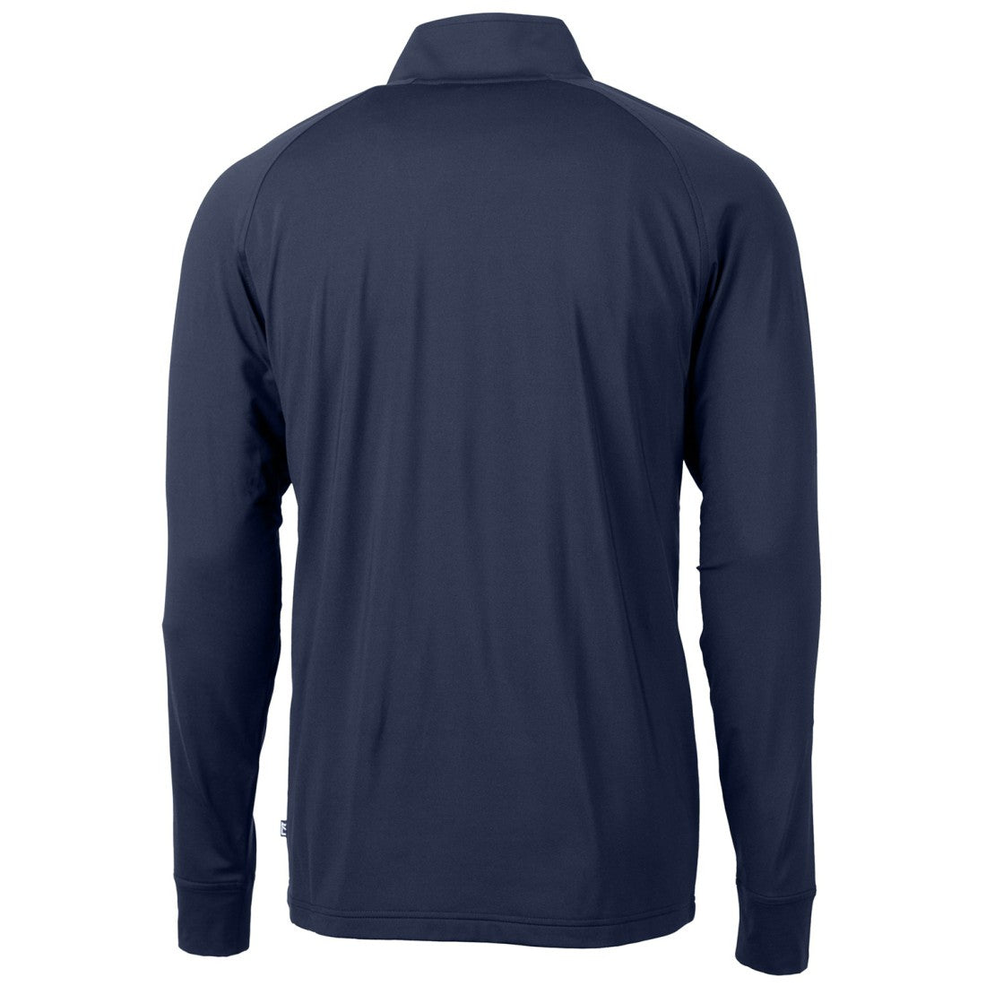 Detroit Lions Cutter & Buck Team Adapt Eco Knit Hybrid Recycled Quarter-Zip Pullover Top Navy