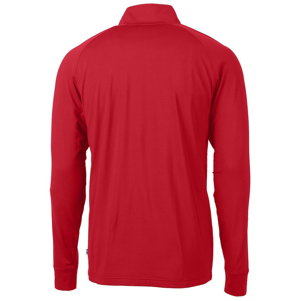 Pittsburgh Steelers Cutter & Buck Team Adapt Eco Knit Hybrid Recycled Quarter-Zip Pullover Top Red