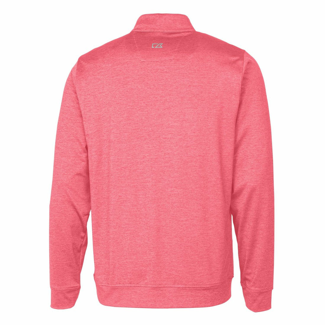 Tennessee Titans Cutter & Buck Stealth Quarter-Zip Pullover Top Heathered Cardinal