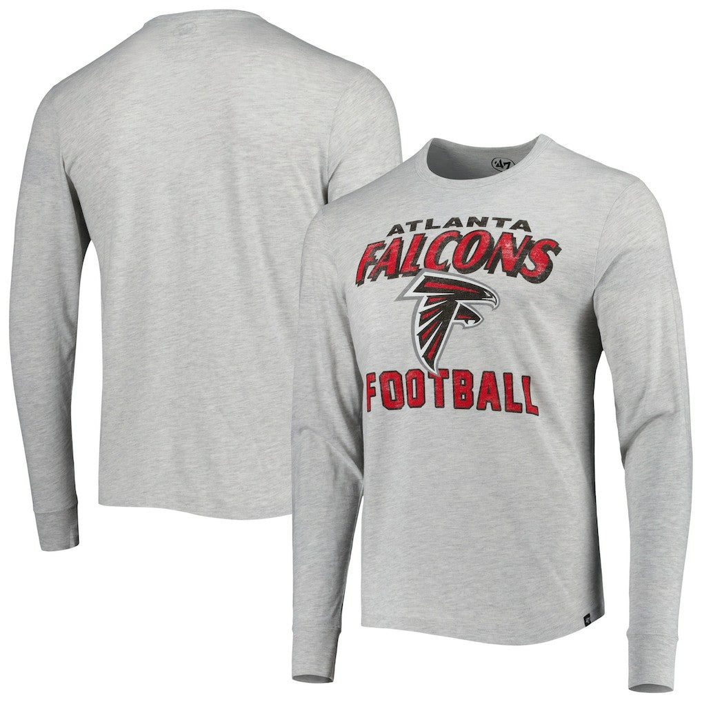 Atlanta Falcons '47 Dozer Franklin Long Sleeve T-Shirt Heathered Gray