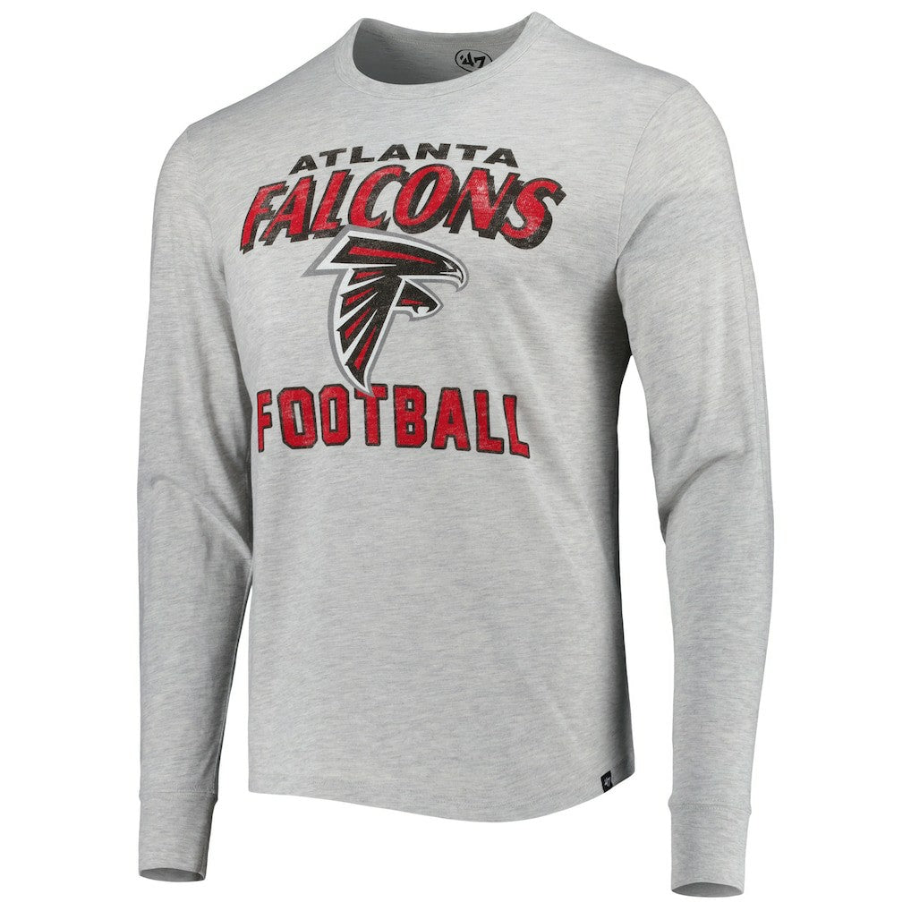 Atlanta Falcons '47 Dozer Franklin Long Sleeve T-Shirt Heathered Gray