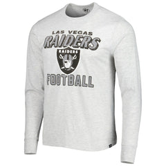 Las Vegas Raiders '47 Dozer Franklin Long Sleeve T-Shirt Heathered Gray