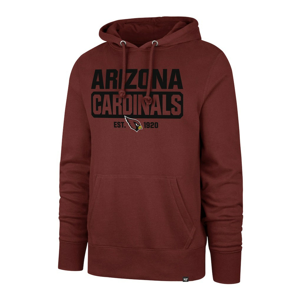Arizona Cardinals '47 Box Out Headline Pullover Hoodie Cardinal