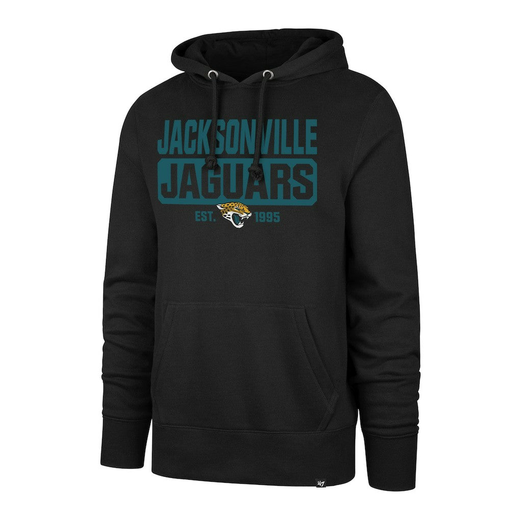 Jacksonville Jaguars '47 Box Out Headline Pullover Hoodie Black
