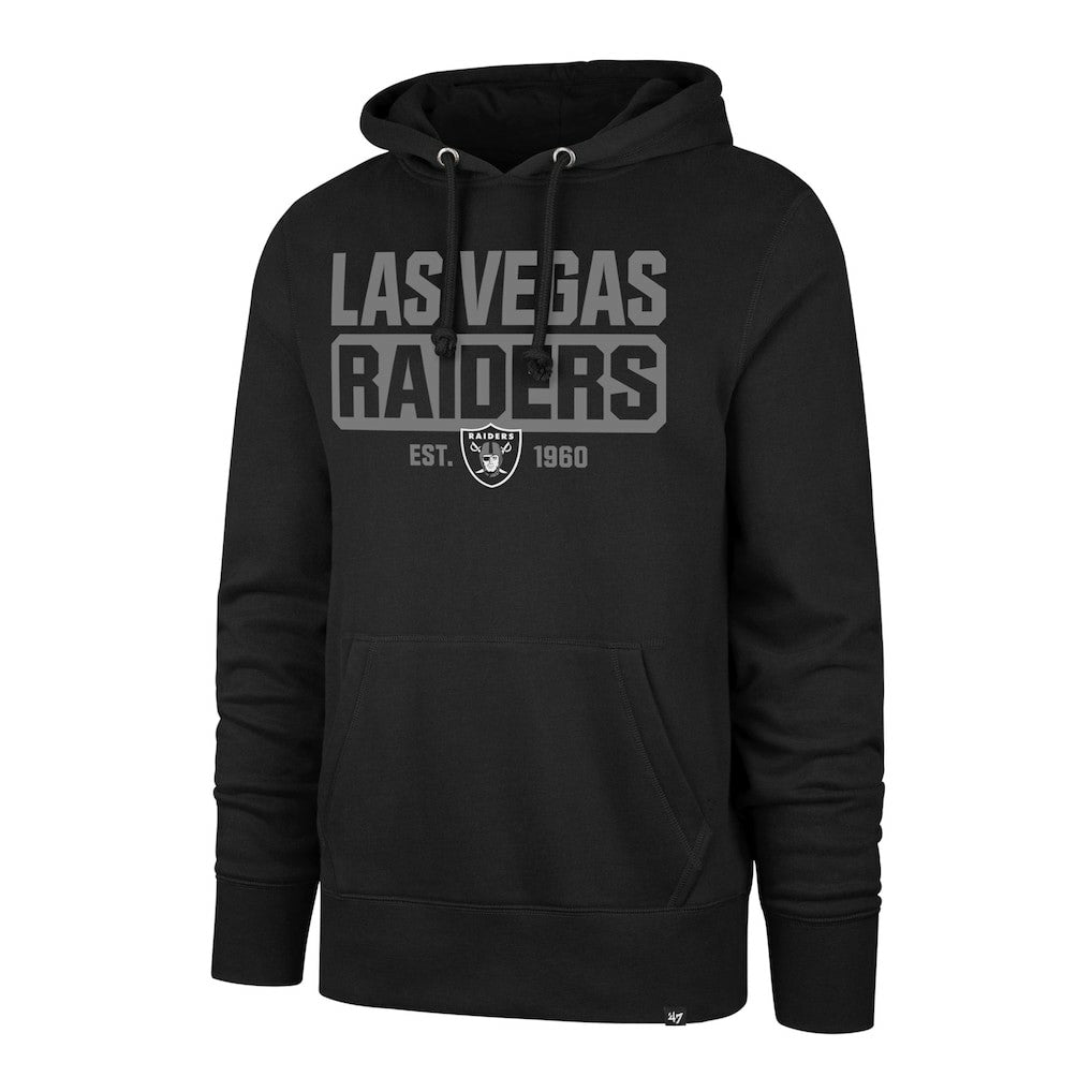 Las Vegas Raiders '47 Box Out Headline Pullover Hoodie Black