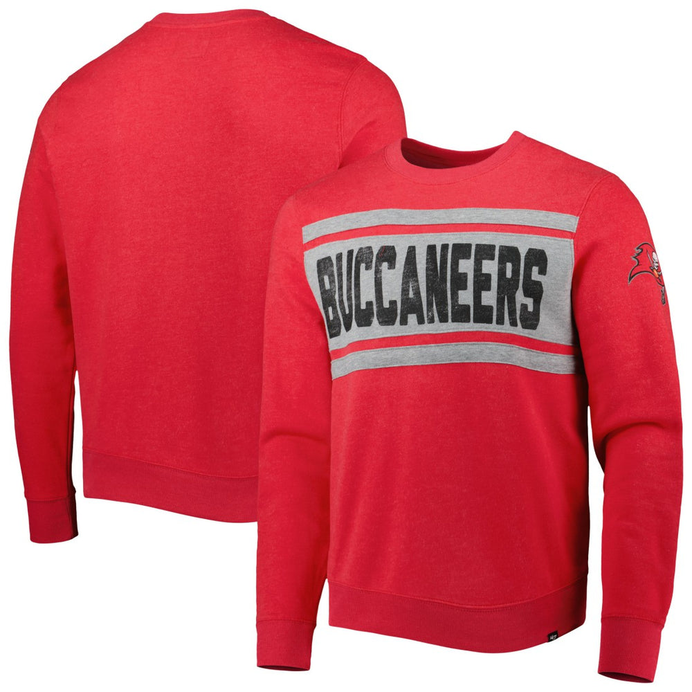 Tampa Bay Buccaneers '47 Bypass Tribeca Pullover Sweatshirt Heathered Red