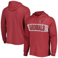 Arizona Cardinals '47 Field Franklin Hooded Long Sleeve T-Shirt Cardinal