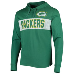 Green Bay Packers '47 Field Franklin Hooded Long Sleeve T-Shirt Green