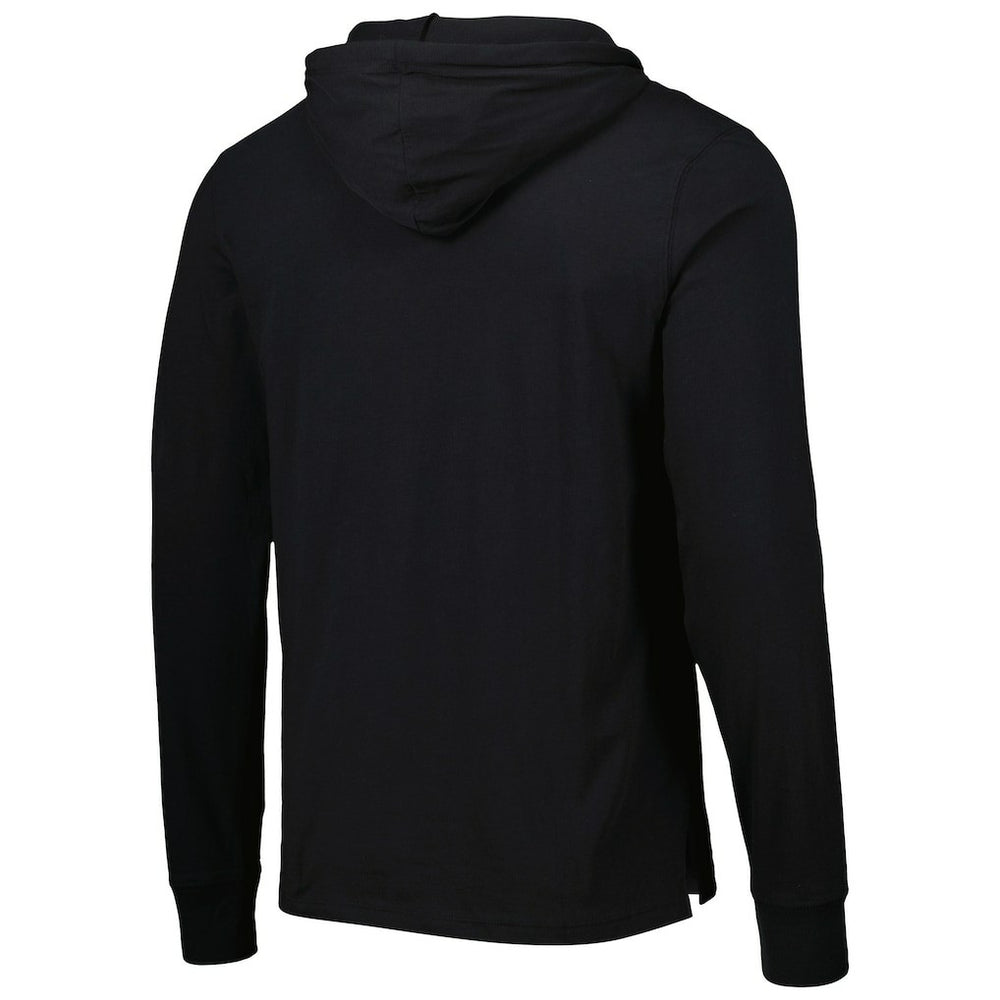 New Orleans Saints '47 Field Franklin Hooded Long Sleeve T-Shirt Black