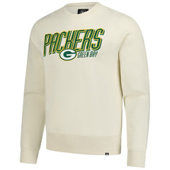 Green Bay Packers '47 Locked In Headline Pullover Sweatshirt Cream