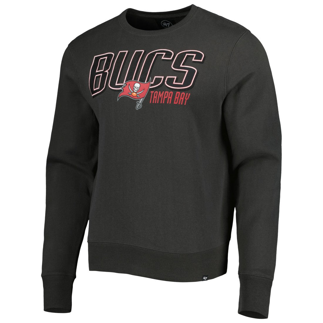 Tampa Bay Buccaneers '47 Locked In Headline Pullover Sweatshirt Charcoal