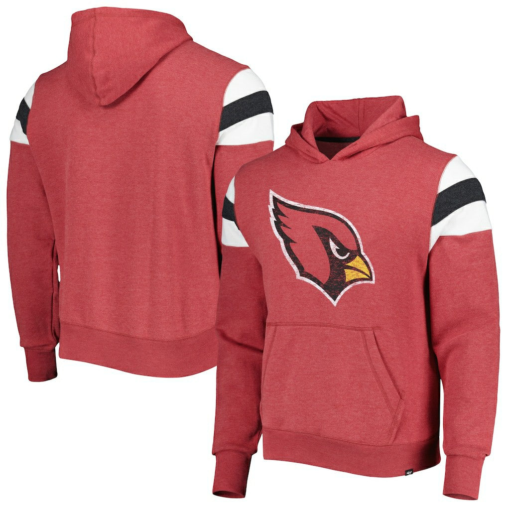 Arizona Cardinals '47 Premier Nico Pullover Hoodie Heathered Cardinal