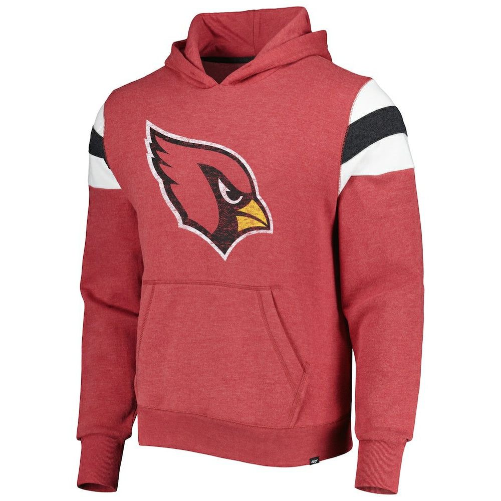 Arizona Cardinals '47 Premier Nico Pullover Hoodie Heathered Cardinal