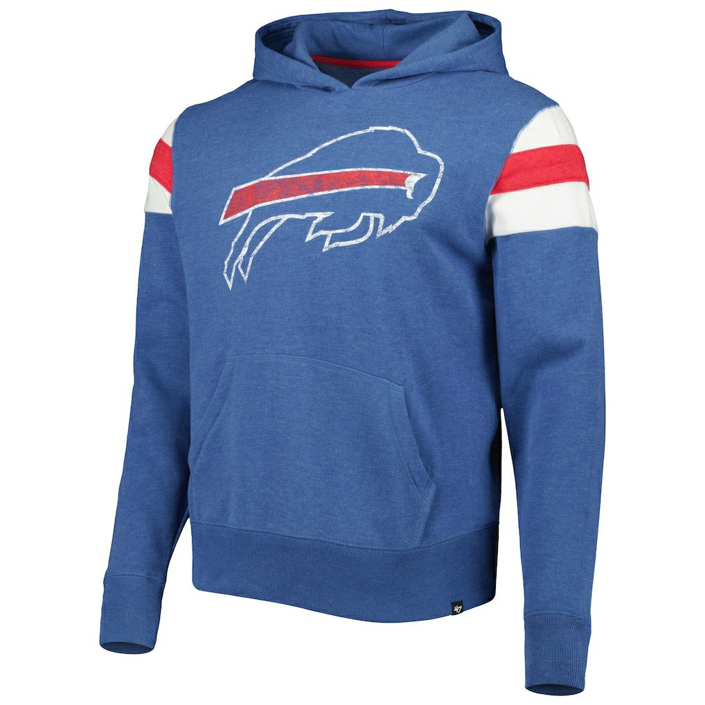 Buffalo Bills '47 Premier Nico Pullover Hoodie Heathered Royal