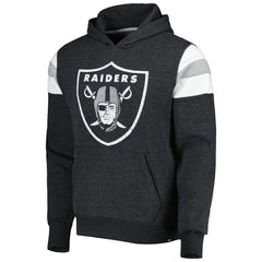 Las Vegas Raiders '47 Premier Nico Pullover Hoodie Heathered Black