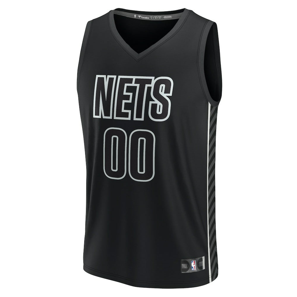 Brooklyn Nets Custom Fast Break Jersey Statement Edition Black
