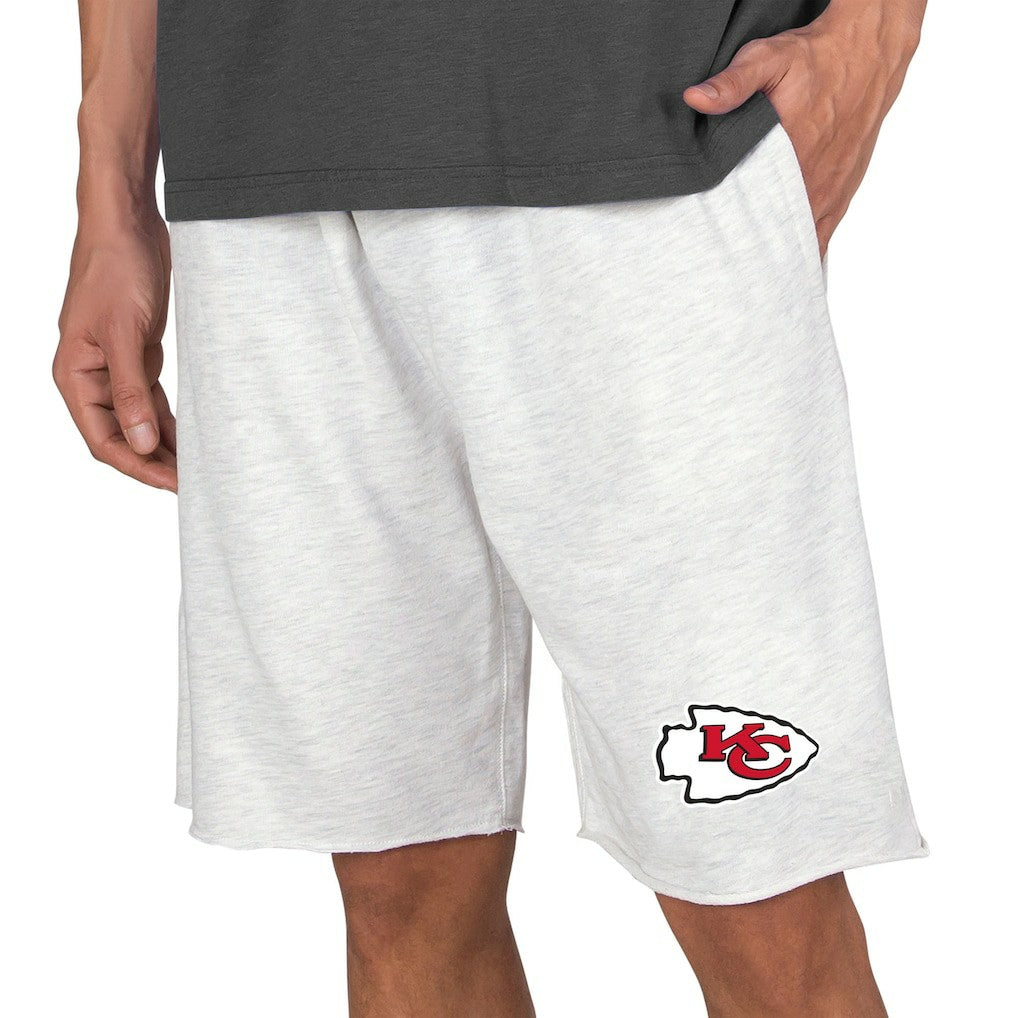 Kansas City Chiefs Concepts Sport Mainstream Terry Shorts Oatmeal