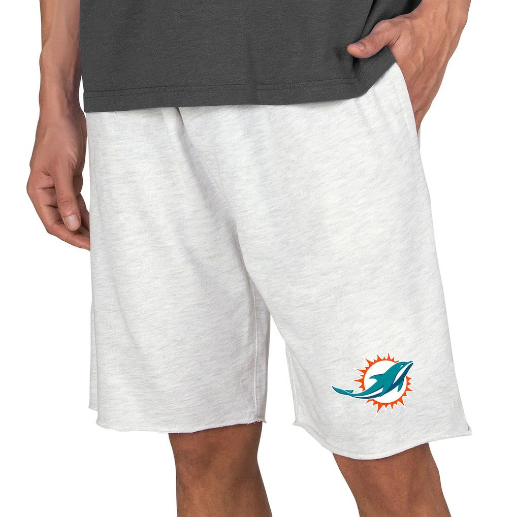 Miami Dolphins Concepts Sport Mainstream Terry Shorts Oatmeal