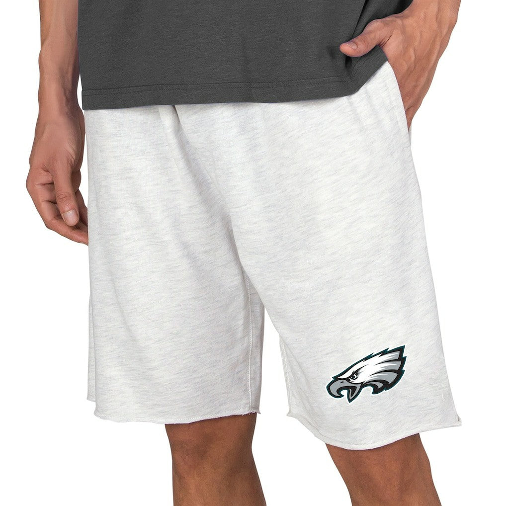 Philadelphia Eagles Concepts Sport Mainstream Terry Shorts Oatmeal