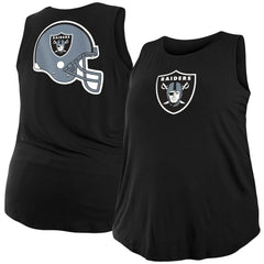 Las Vegas Raiders New Era Women's Plus Size Tank Top Black