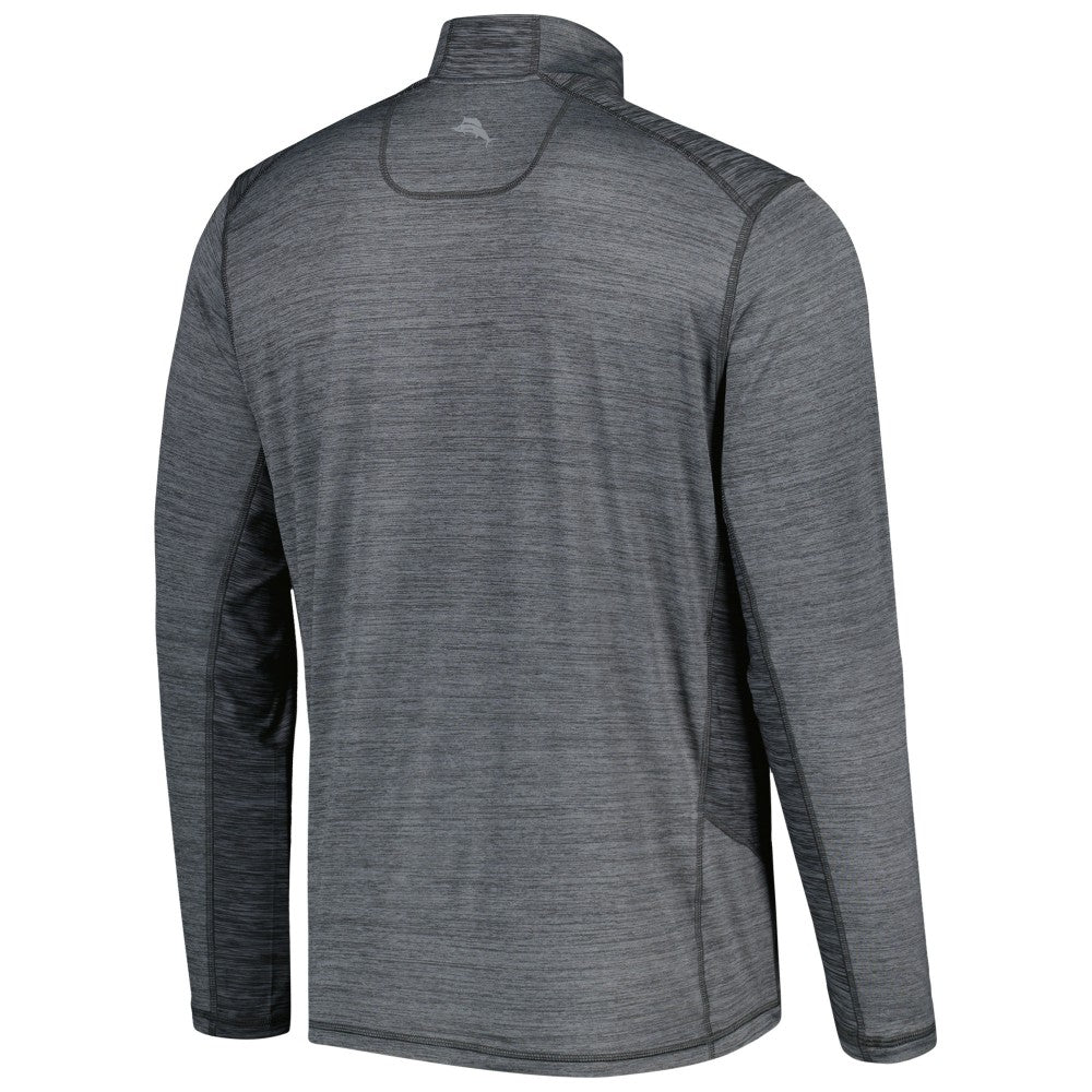 New York Mets Tommy Bahama Delray IslandZone Half-Zip Top - Gray Tops
