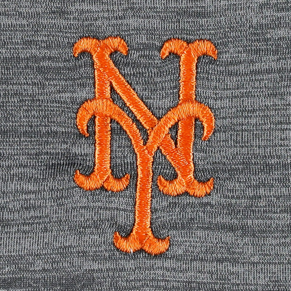 New York Mets Tommy Bahama Delray IslandZone Half-Zip Top - Gray Tops