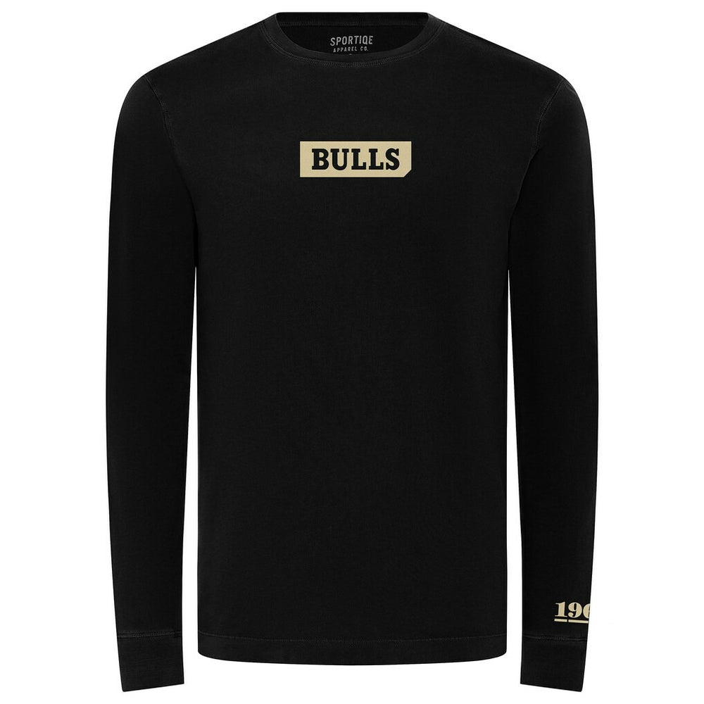 Chicago Bulls Sportiqe Unisex 1966 Collection Mohave Pullover Sweatshirt Black