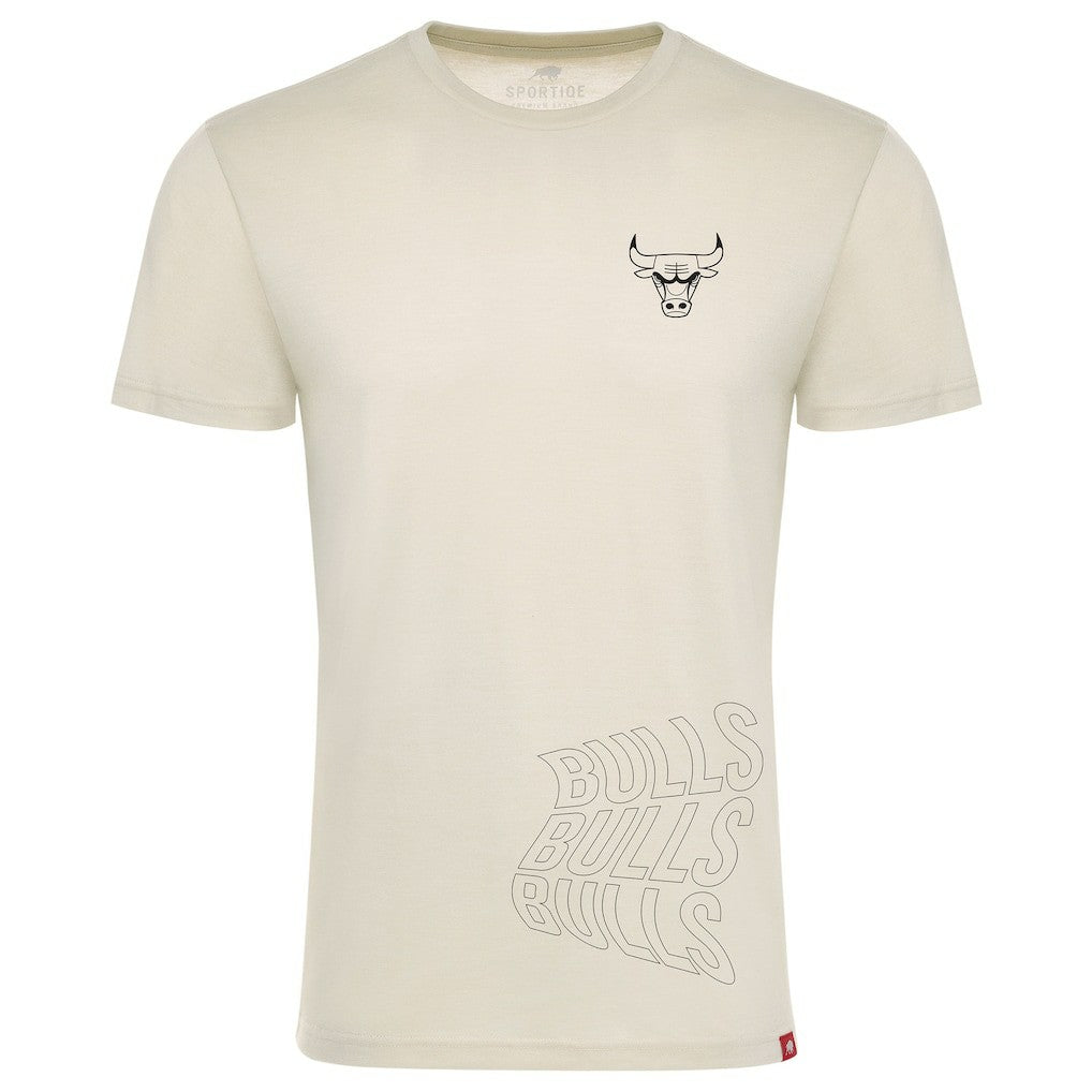 Chicago Bulls Sportiqe Unisex 1966 Collection Comfy Tri-Blend T-Shirt Cream