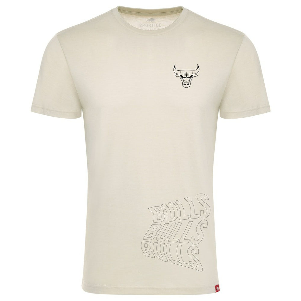Chicago Bulls Sportiqe Unisex 1966 Collection Comfy Tri-Blend T-Shirt Cream