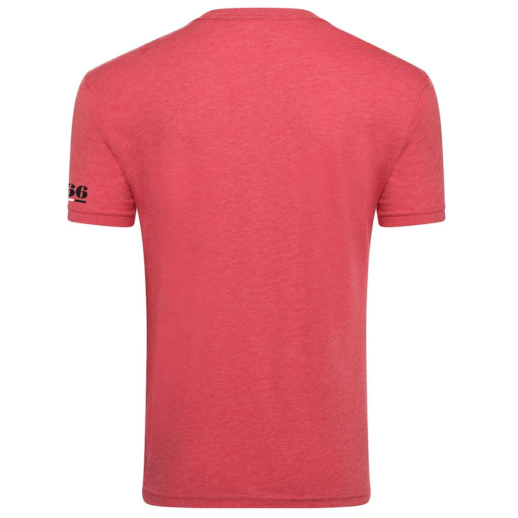 Chicago Bulls Sportiqe Unisex 1966 Collection Comfy Tri-Blend T-Shirt Red