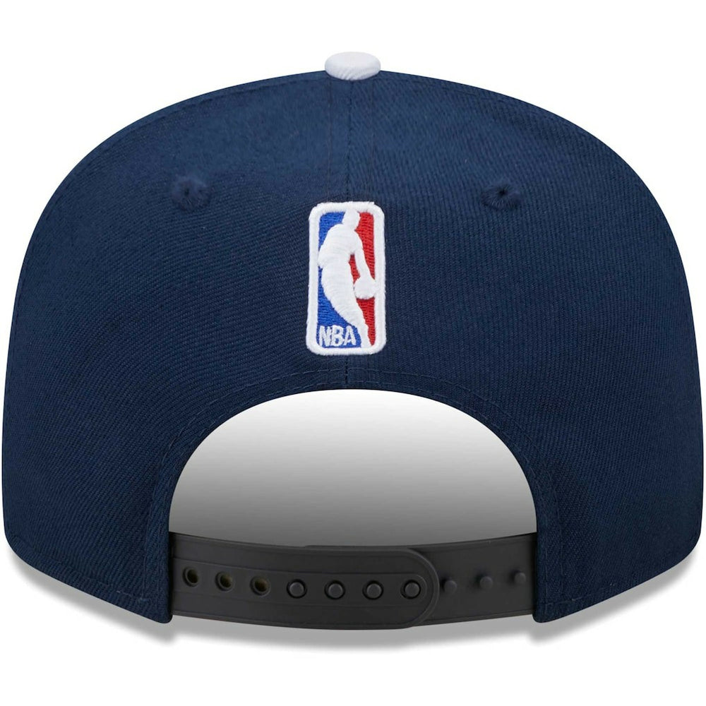 Dallas Mavericks Jersey Hook Statement Edition 9FIFTY Snapback Hat Navy/Gray