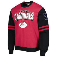 Arizona Cardinals All Over 2.0 Pullover Sweatshirt Cardinal