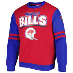 Buffalo Bills All Over 2.0 Pullover Sweatshirt Red