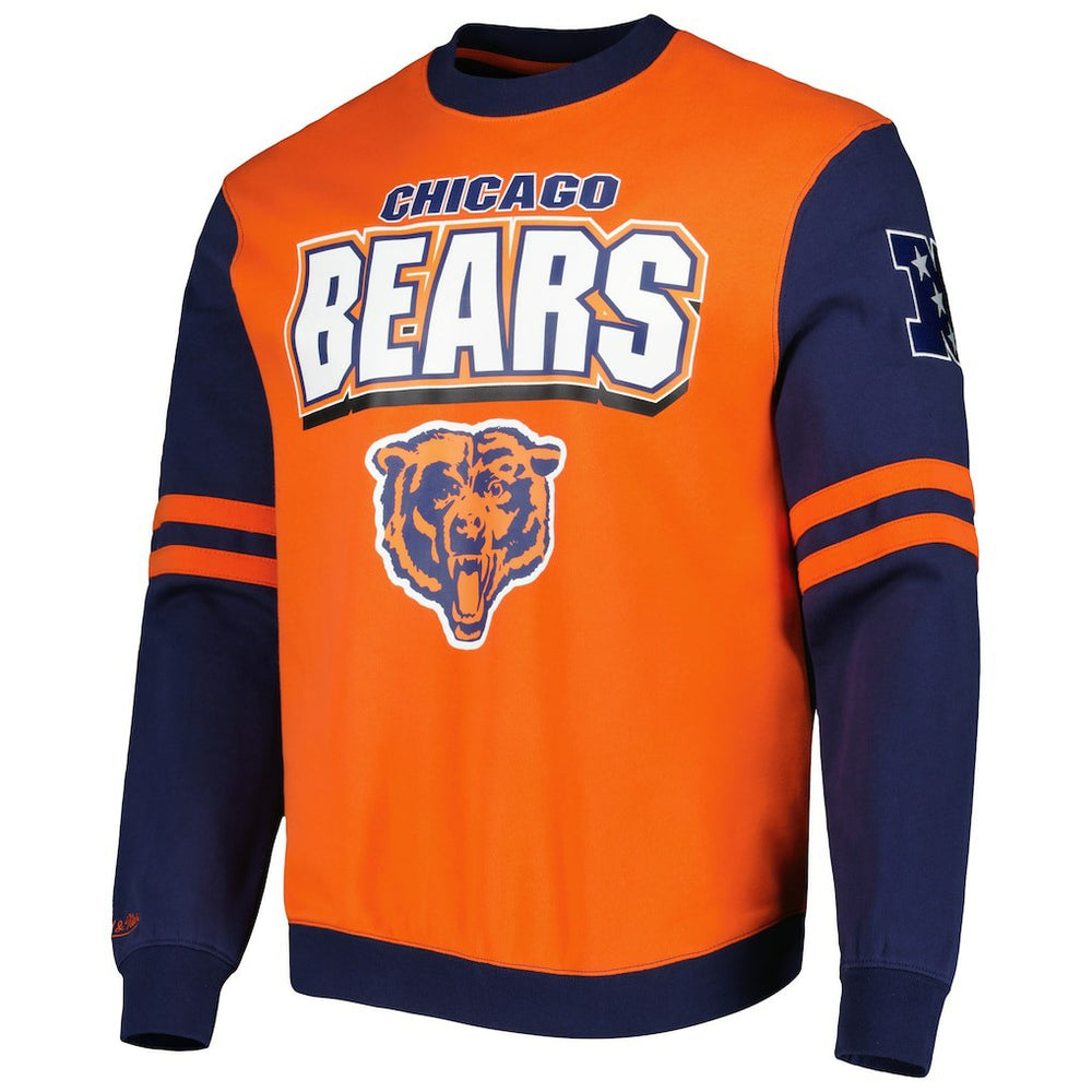 Chicago Bears All Over 2.0 Pullover Sweatshirt Orange