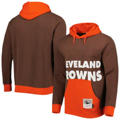 Cleveland Browns Big Face 5.0 Pullover Hoodie Brown