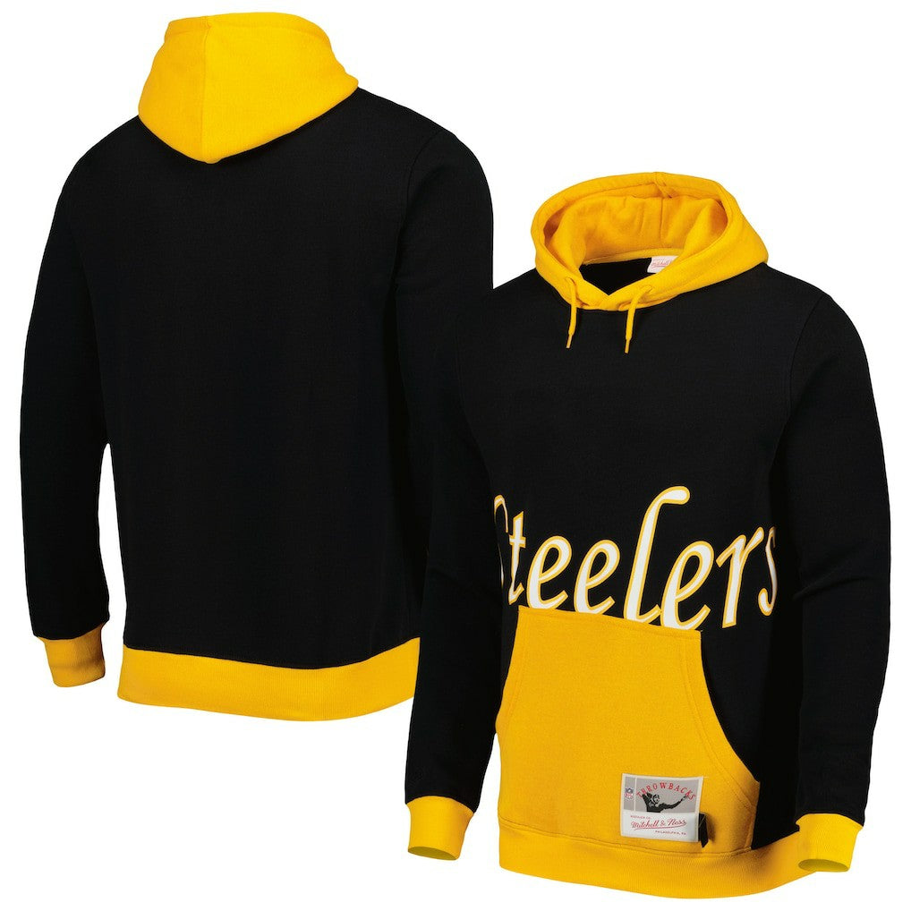 Pittsburgh Steelers Big Face 5.0 Pullover Hoodie Black