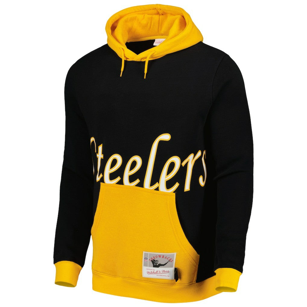 Pittsburgh Steelers Big Face 5.0 Pullover Hoodie Black
