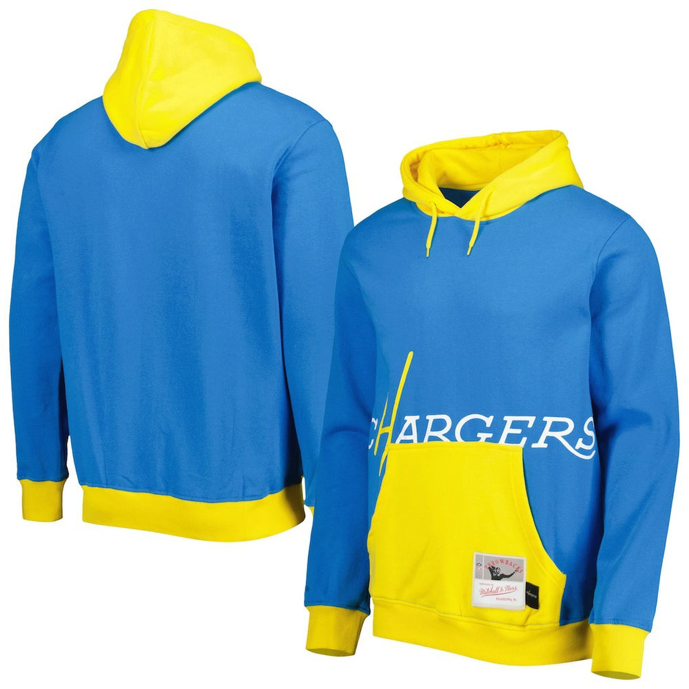 Los Angeles Chargers Big Face 5.0 Pullover Hoodie Powder Blue