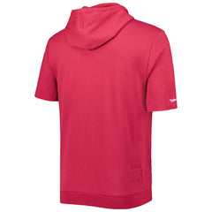 Arizona Cardinals Washed Short Sleeve Pullover Hoodie Cardinal