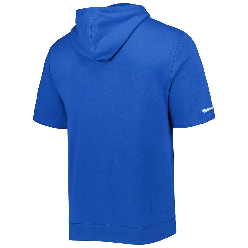 Los Angeles Rams Washed Short Sleeve Pullover Hoodie Royal